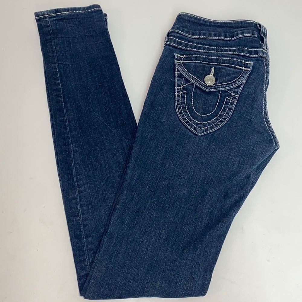 True Religion Skinny‎ Flap Pocket Jeans 27 C24